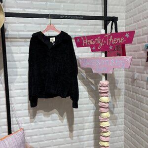Loose Fit Chenille Sweatshirt- C4154-T